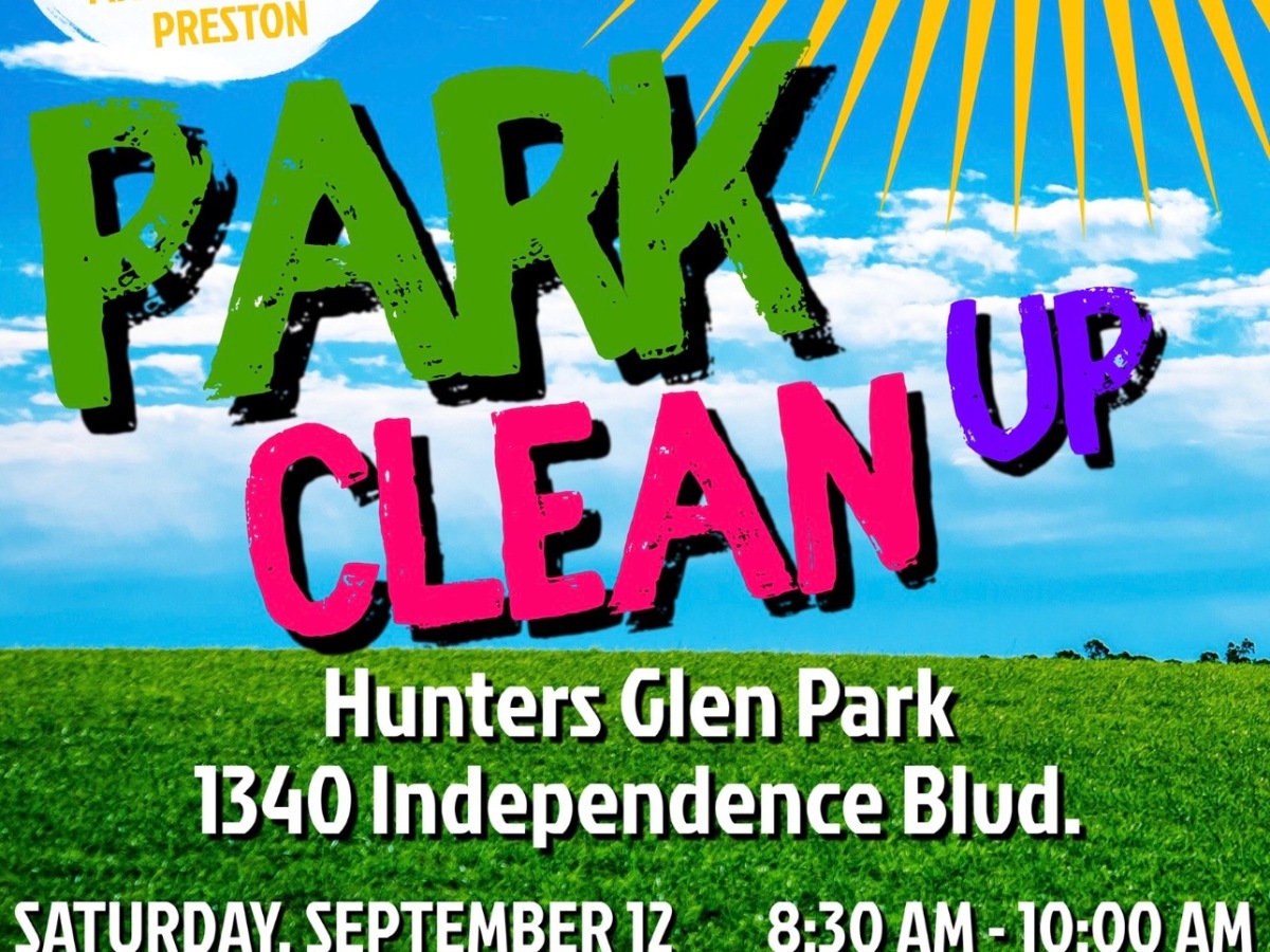 Park Clean Up at Hunter’s Glen Park